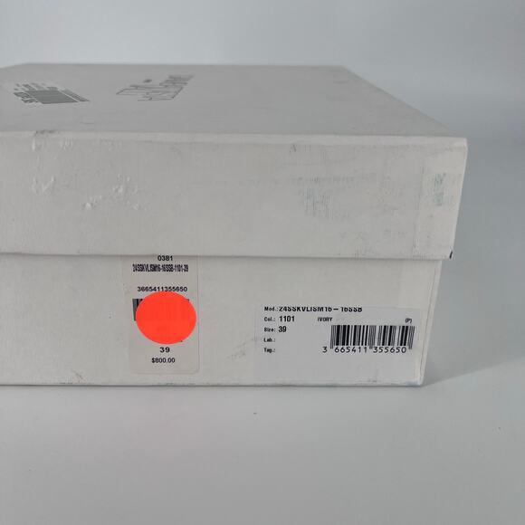 Giambattista Valli Women's High Heel Sandal Sz 39- Ivory - Picture 9 of 10